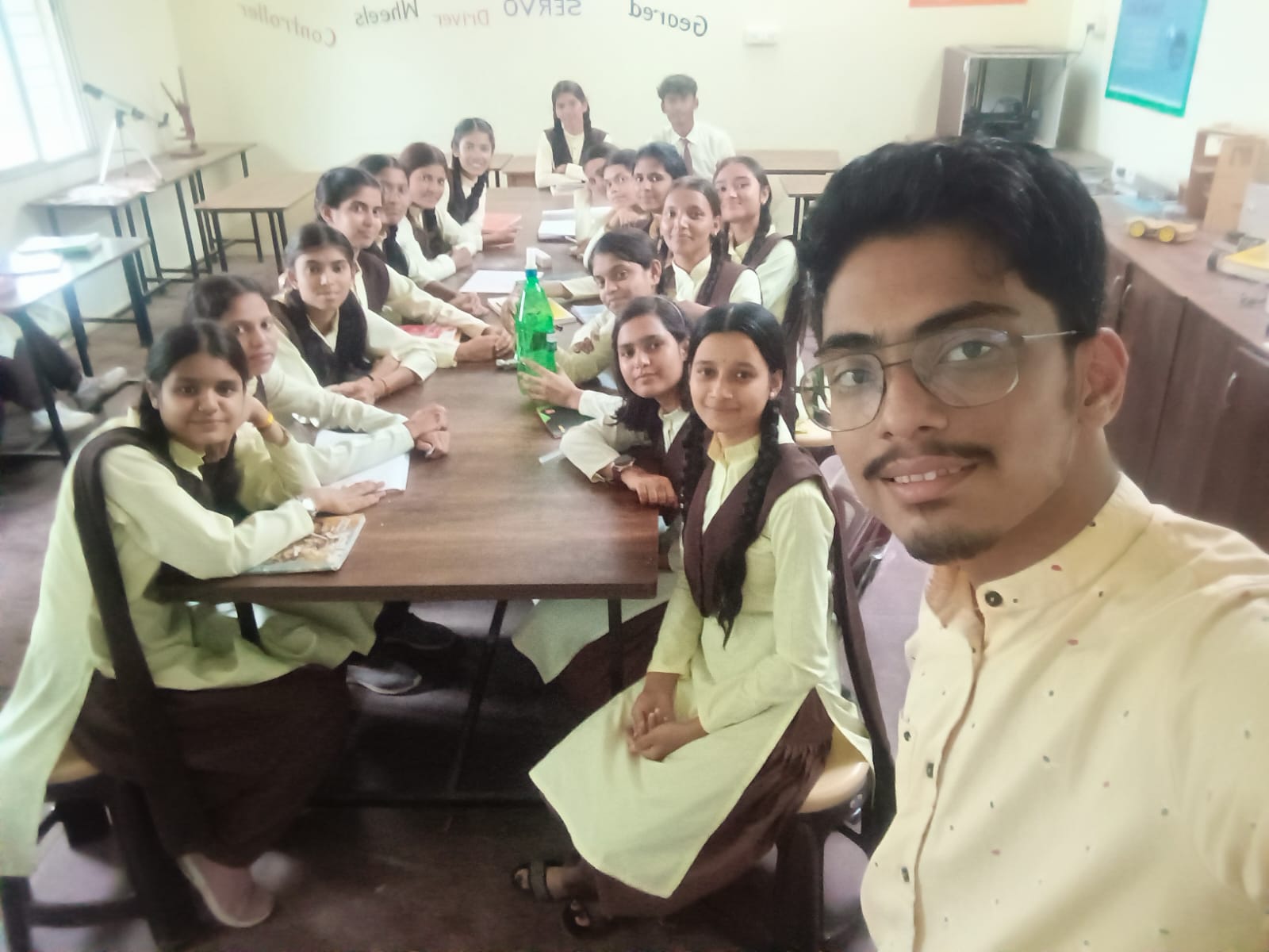 Hands-on learning with students